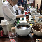 季節一品料理 藤原 - 日本酒は、燗酒でお願いしました。