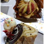 ラ・プランタン - いちじくパイ  500円
      切り株のようなケーキ (商品名忘れた)