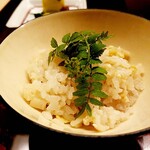 道人 - 下の一番濃い部分はご飯に。歯ごたえが心地よすぎてお変わりが止まらない。