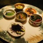 西麻布 焼肉 X - ナムルの盛り合わせ(TENコース)