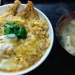 原食堂 - えびとじ丼《普通盛》＋えび天１本追加【Feb.2021】