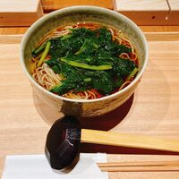 手打ち蕎麦 欅 - 静岡県産葉わさび冷かけ蕎麦