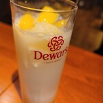 朝霞 日本酒バル まいかけ - 凍結レモンカルピス(390円)