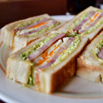 銀座ブラジル - ハムエッグサンド@税込1,100円