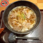 本家さぬきや - 料理写真:牛肉そば(790円)