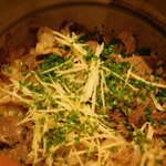 西麻布 焼肉 X - 焚きあがったもつまぶし(TENコース)