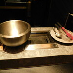 西麻布 焼肉 X - ジェラートを作る道具(TENコース)