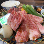 焼肉ほるもん名田橋 大翔苑 - これが肉大盛り　よくばり定食