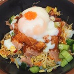 食堂 浜膳 - マグロ・ユッケ丼