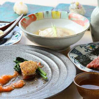 "Evening Chef's Choice Course" featuring ingredients from Setouchi and Hokuriku