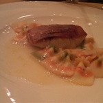 ブラッスリー・ベルデマール - 1月21日　いまいゅのポワレ　アンチョビ風味のバターソース　パドンニと共に