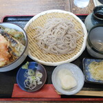 ～Yamanote Class～ 暖心庵 - 料理写真:天丼セット 2021.4月