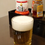 Ryuuguurou Hanten - 瓶ビール（アサヒスーパードライ）