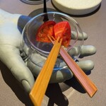 プレゼンテ スギ - あまりにも美味しいのでそのままでとのトマト