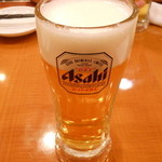 川香苑 - 「生ビール（中）」です
