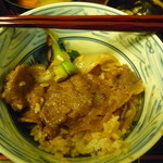 神戸牛丼　広重 - こんな感じ