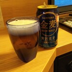 Domiin - 先ずは無料で振る舞われる生ビールで乾杯～(*￣∇￣)ノ