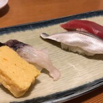 や台ずし - たまご（65）げそ（65）こはだ（175）まぐろ（109）