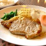 ブイヤベース - ポークステーキ