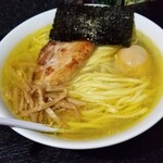 塩そば専門店 桑ばら - 麺が太い塩そば