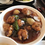 中國食彩 アオヤマ - ランチセットの酢豚