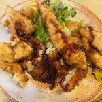 Unagi Tempura Tagawa - フライ盛り合わせ