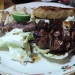 あおのの - 肝、砂肝、つくね、アラカルト串、軟骨です