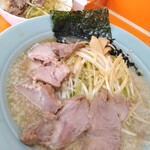 Ramen Shoppu - ネギチャーシュー麺(並)&ネギ丼