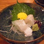 うなぎ割烹 きた八 - 甘ガレイの刺身(季節もの)
