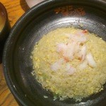 かにチャーハンの店 - かにチャーハン、味噌汁つき