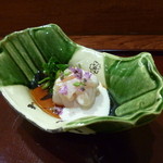 徳うち山 - 鯛の造り。