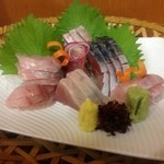 かず味家 - しめ鯖と鰹刺身
