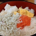 元 - しらすとたらこ丼