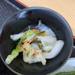 おかだうどん - 香物♪