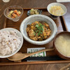 Isshinchabou - 日替りの一心定食
                きょうは、麻婆茄子豆腐でした！