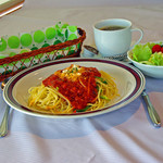 花風里 - パスタランチがコーヒー、サラダ付きで５００円でした～！