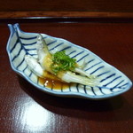 徳うち山 - 稚鮎の湯びき。