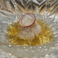 すし 副島康広 - ヤリイカの耳　イカ素麺　少し寝かせたヤリイカの耳のねっとりした美味しさを一番出汁が引き立たせる逸品⭐️⭐️⭐️⭐️⭐️
                    