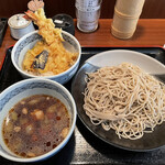 蕎麦源 - ミニ天丼と鳥せいろ蕎麦大盛無料1,000円税込