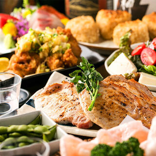 <Banquet course with 2 hours of all-you-can-drink from ¥2,980>