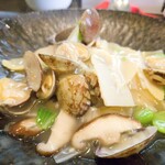 小菜一碟 - あさりと春野菜の餡かけおこげ
