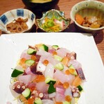 해물 장미 치라시 스시 (초밥)