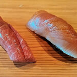 鮨し人 - 中トロ、サクラマス