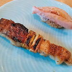 鮨し人 - ノドグロの串焼きとベニズワイガニ
