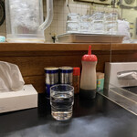 一条流がんこ総本家分家四谷荒木町 - カウンターは仕切り付き