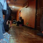 一条流がんこ総本家分家四谷荒木町 - 行列が2階フロアーまで連なってました(^^ゞ