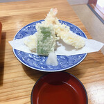 Sushino Maruyasu - 寿司定食(竹)Ａ　天ぷら