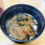 Sushino Maruyasu - 寿司定食(竹)Ａ　味噌汁