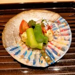 蓬左茶寮 - アスパラサラダ