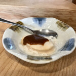 越中屋  - つきだし 河豚白子柚子味噌